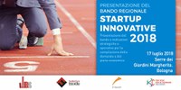 Presentazione del Bando Regionale per Startup Innovative 2018