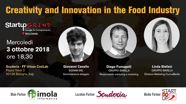 Startup Grind - Creativity and Innovation in the Food Industry