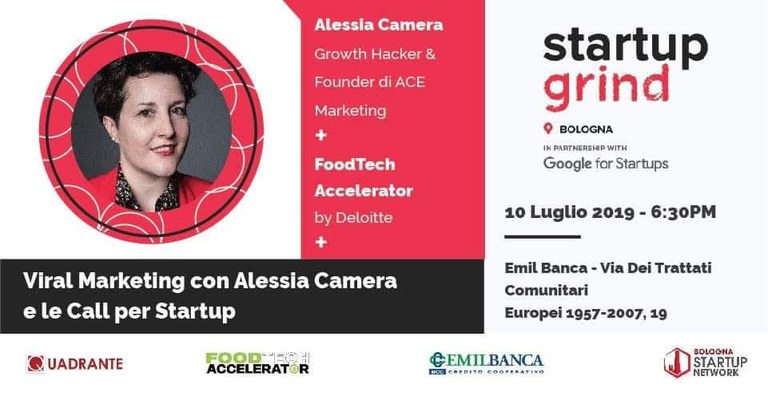 Viral Marketing con Alessia Camera e le Call per Startup